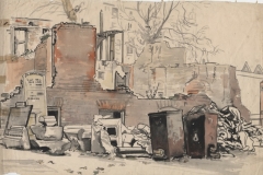 "What once was Temple Chambers" London, Inns of Court.