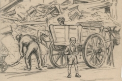 Along the Rhine. Families returning