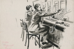 Eisenhowers down telephonists